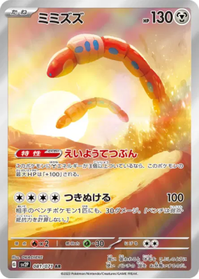 Ferdeter 081/071 — Snow Hazard — Carte Pokémon Japonaise