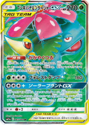 Florizarre et Vipélierre-GX  065/064 — Remix Bout — Carte Pokémon Japo