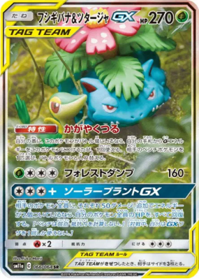 Florizarre et Vipélierre-GX  066/064 — Remix Bout — Carte Pokémon Japo