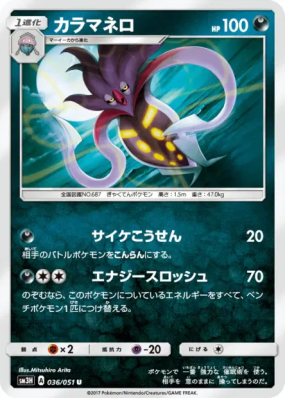 Sepiatroce 036/051 — To Have Seen the Battle Rainbow — Carte Pokémon J
