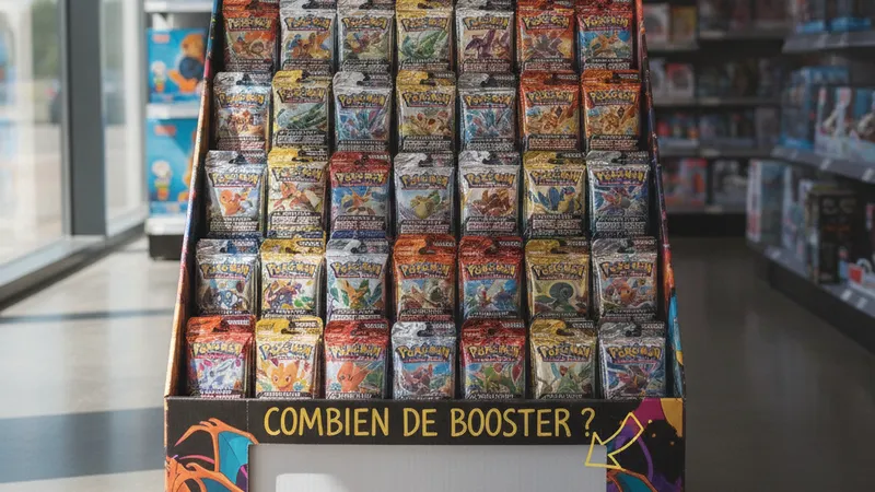 Combien de boosters dans un display Pokémon ? [Guide 2026]