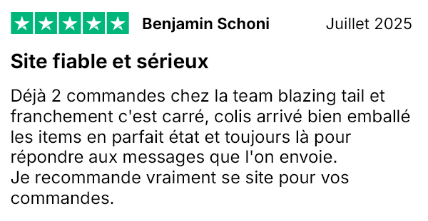 Avis clients Trustpilot